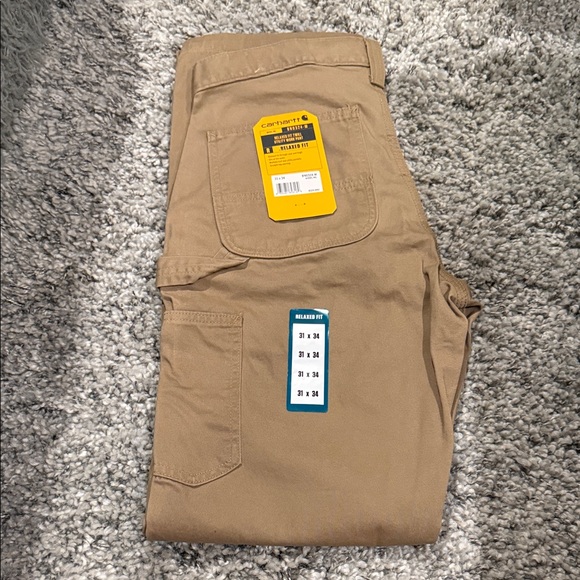 Carhartt Men's Khaki work pants - Picture 1 of 7